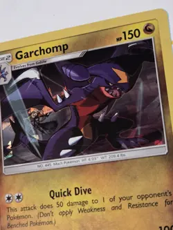 POKEMON GARCHOMP #99/156 RARE CRACKED ICE HOLOFOIL VLP CARD ULTRA PRISM LP-NM - Image 2