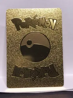 Pikachu VMAX Metal Gold Foil Pokemon Card Fan Art Display Card HP310 - Image 2