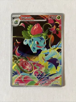 Ivysaur 134/132 Illustration Rare 2025 Mega Evolution Pokemon Card NM - Image 1