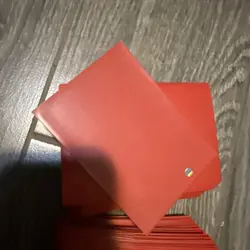 50 Card Deck Protectors Duelist Card Sleeves Red Color - Image 2