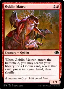 X 1 Goblin Matron NM-M DMR 123 MTG Magic The Gathering - Image 1