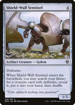 Shield-Wall Sentinel , Dominaria United , #238 MTG Common Magic - Image 1