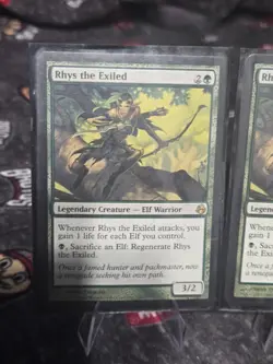 x 3 MTG Rhys the Exiled - Morningtide Moderately Played English - Image 2