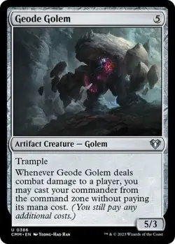 Geode Golem Commander Masters Regular - Image 1