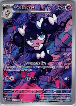 Gothorita 125/086 SV: White Flare - Pokemon Card - NM - Image 1