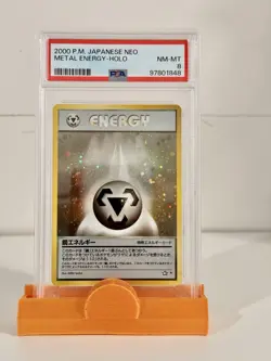 2000 POKEMON JAPANESE NEO METAL ENERGY-HOLO | PSA 8 - Image 1