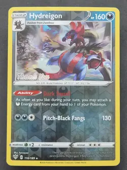 Hydreigon Thank You Stamp Promo 110/189 Reverse Holo Pokemon TCG - Image 1