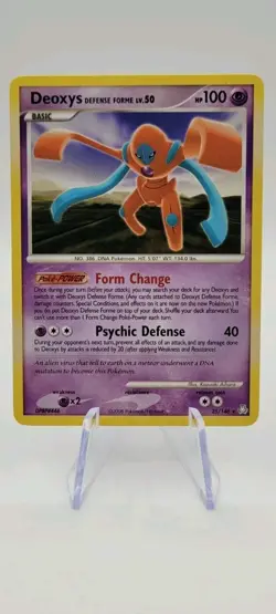 Pokemon TCG: Deoxys Defense Forme 25/146 Rare - Legends Awaken - MP - Image 1