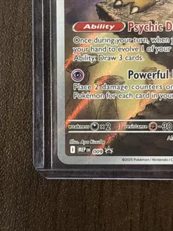 Pokemon TCG - Alakazam 009 Black Star Promo - Mega Evolution - Image 5