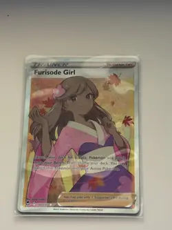 Furisode Girl 190/195 Silver Tempest NM Full Art Trainer Pokemon TCG - Image 1