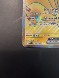 Ninetales EX 186/165 Ultra Rare Full Art Scarlet & Violet Pokemon 151 English - Image 3