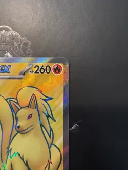 Ninetales EX 186/165 Ultra Rare Full Art Scarlet & Violet Pokemon 151 English - Image 5