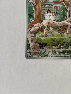 2025 Pokemon Phantasmal Flames TCG MEOWTH 106/094 Ultra Rare Full Art NM - Image 2