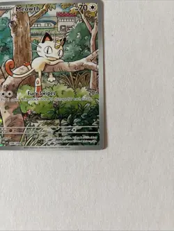 2025 Pokemon Phantasmal Flames TCG MEOWTH 106/094 Ultra Rare Full Art NM - Image 3