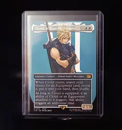 Cloud, Midgar Mercenary (Borderless) Final Fantasy Regular MTG - Image 1
