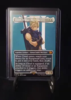 Cloud, Midgar Mercenary (Borderless) Final Fantasy Regular MTG - Image 2