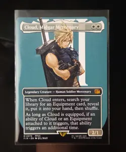 Cloud, Midgar Mercenary (Borderless) Final Fantasy Regular MTG - Image 5