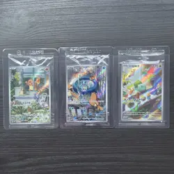 Pokemon S-Chinese Squirtle/ Bulbasaur/ Charmander 097 098 099/SV-P Promo set - Image 1