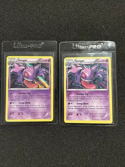 2015 Pokemon Gengar XY Breakthrough Holo Rare 60/162 (Cosmos & Regular) NM - Image 1