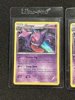 2015 Pokemon Gengar XY Breakthrough Holo Rare 60/162 (Cosmos & Regular) NM - Image 2