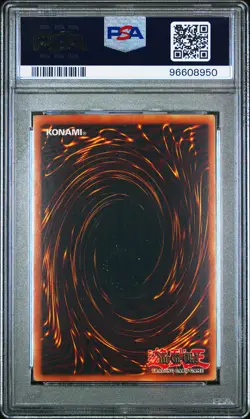 2003 YU-GI-OH! BOOSTER PACK TIN #007 DARK MAGICIAN PSA 8 - Image 2