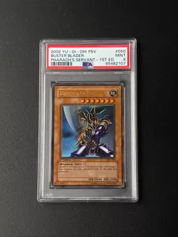 PSA 9 YU-GI-Oh! Psv-Pharaoh's Servant 050 Buster Blader 1st Edition Classic - Image 1