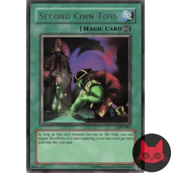 Yugioh Second Coin Toss LOD-083 Rare MP - Image 1