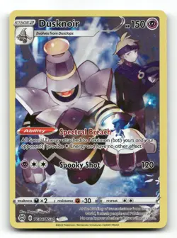 Dusknoir TG06/TG30 - Brilliant Stars Trainer Gallery - Pokemon Card NM/M - Image 1