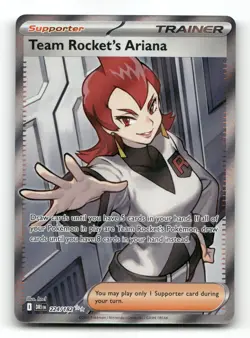 Team Rocket's Ariana 224/182 - Destined Rivals - Pokemon Card NM/M - Image 1