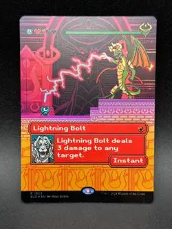 MTG Lightning Bolt R Secret Lair #1822 FOIL - Image 1