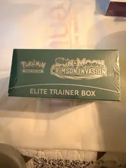 POKEMON SUN & MOON: CRIMSON INVASION ETB - TCG FACTORY SEALED NEW - Image 5