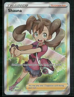 Shauna (Full Art) SWSH08 Fusion Strike Pokemon NM/M 263/264 - Image 1