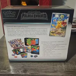 Pokemon TCG Scarlet & Violet Paldea Evolved Elite Trainer Box Kit 45 Cards 2023 - Image 2