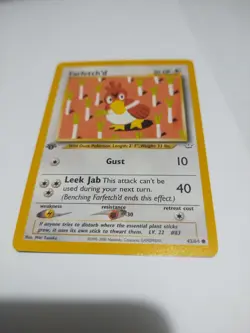 New Mint Farfetch'd 43/64 1st Edition Neo Revelation 2001 Pokemon - Image 1