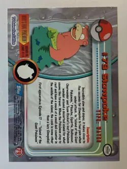 2000 Topps Pokemon TV Series 2 #79 Slowpoke FREE COMBINED SHIPPING - Image 2