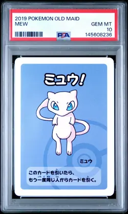 2019 POKEMON OLD MAID MEW PSA 10 - Image 1