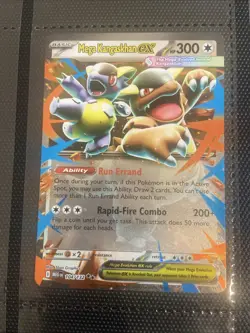Mega Kangaskhan Ex 104/132 Mega Evolution Pokemon Card Near Mint Ultra Rare - Image 1