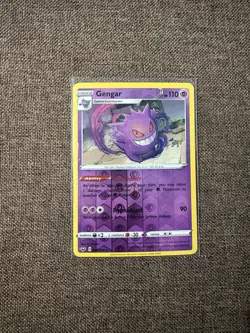 Pokemon Gengar Holo Rare Reverse Holo Swsh01: Sword & Shield 085/202 HP 110 - Image 1
