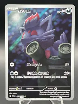 Pokemon TCG Zorua Shrouded Fable Illustration Rare Holo 075/064 - Image 1