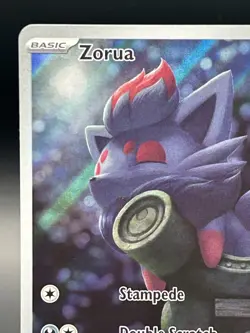 Pokemon TCG Zorua Shrouded Fable Illustration Rare Holo 075/064 - Image 3