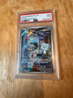 2023 Pokemon Scarlet and Violet Paldea Evolved Eiscue Illustration Rare PSA 9 - Image 1