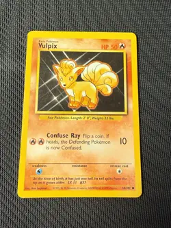 Vulpix 68/102 - Pokemon Base Set Unlimited (2) LP - Image 1