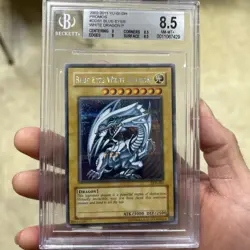 Yu-Gi-Oh! Blue-Eyes White Dragon DDS-001 BGS 8.5 - Image 1