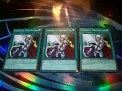 3x Crossout Designator 1st Edition Common L5DD-ENY28 Yu-Gi-Oh! - Image 1