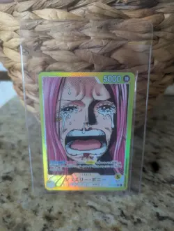 One Piece OP13-100 Jewelry Bonney Alt-Art Leader Carrying On His Will JP NM - Image 1