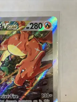 Pokemon Charizard VSTAR SWSH262 Full Art Black Star Promo Holo Card NM Or Better - Image 3