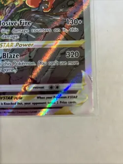 Pokemon Charizard VSTAR SWSH262 Full Art Black Star Promo Holo Card NM Or Better - Image 4