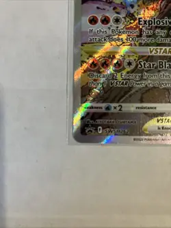 Pokemon Charizard VSTAR SWSH262 Full Art Black Star Promo Holo Card NM Or Better - Image 5