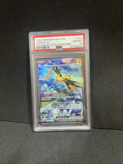 Pokemon Zapdos EX TCG Scarlet & Violet 151 Card 202/165 PSA 10 - Image 1