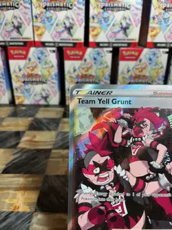 Pokemon Team Yell Grunt 202/202 Full Art Sword & Shield Base Card - Image 2